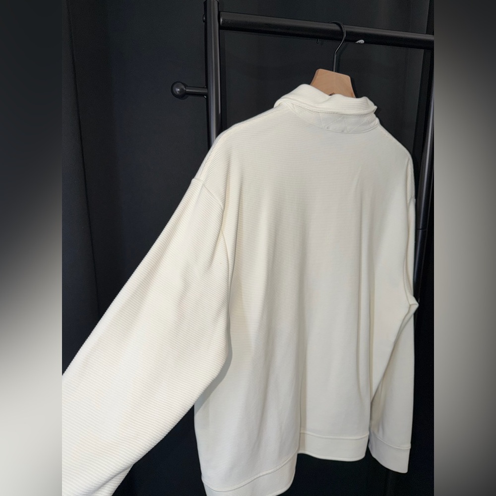 Express Off-White Ribbed Jacket - Picture 7 of 8